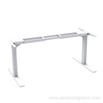 High quality office electric adjust white desk frame